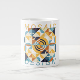 Mozaïek Art Pattern Grote Koffiekop