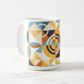 Mozaïek Art Pattern Koffiemok (Voorkant links)