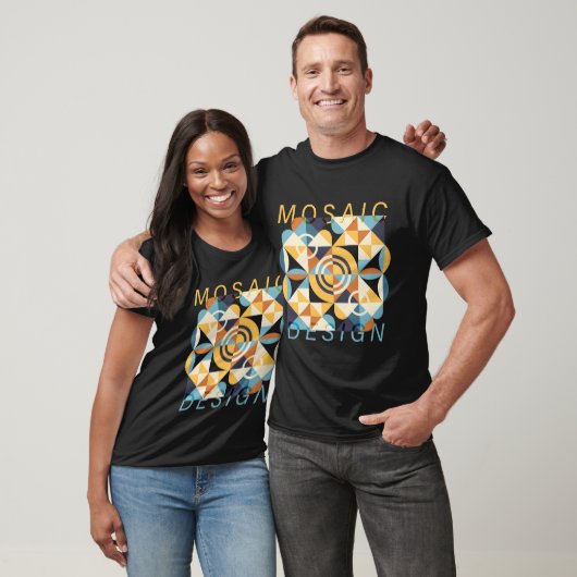 Mozaïek Art Pattern T-shirt (Unisex)