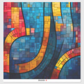 Mozaïek Art Vinyl Sticker (Vel)