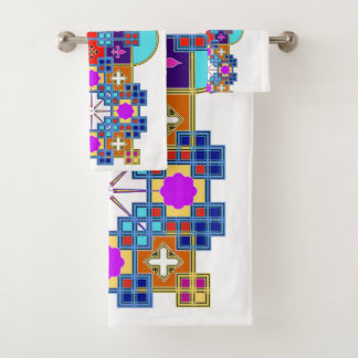 mozaïek bad handdoek