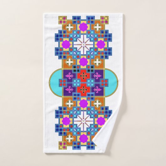 mozaïek bad handdoek (Handdoek)