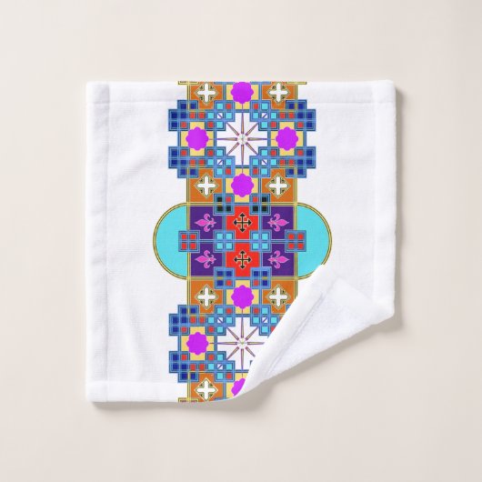 mozaïek bad handdoek (Wasdoekje)