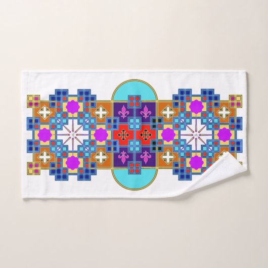 mozaïek bad handdoek (Handdoek)