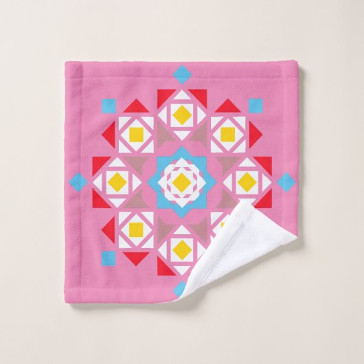 mozaïek bad handdoek (Wasdoekje)