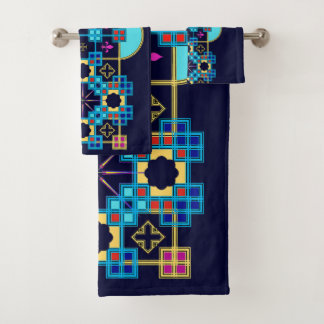 mozaïek bad handdoek