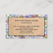 Mozaïek Badkamer Keuken Vloeren Tegels Installer Visitekaartje (Achterkant)