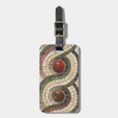 mozaïek bagagelabel (Voorkant verticaal)