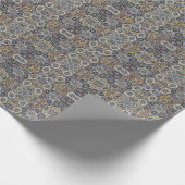Mozaïek Beauty Fractal Art Cadeaupapier (Hoek)