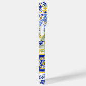 Mozaïek Bloeit In Blauw En Geel Case-Mate iPhone Case (Achterkant / Rechts)