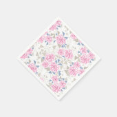 Mozaïek, bloemen, abstracte bloemen servet (Hoek)