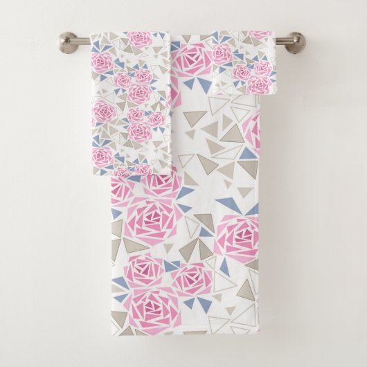 Mozaïek, bloemen bad handdoek (Insitu)