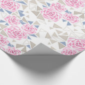 Mozaïek, bloemen cadeaupapier (Hoek)