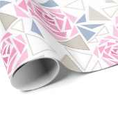 Mozaïek, bloemen cadeaupapier (Rol Hoek)