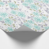 Mozaïek, bloemen cadeaupapier (Hoek)