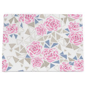 Mozaïek, bloemen groot cadeauzakje (Voorkant)