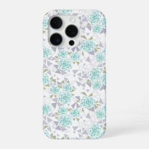Mozaïek, bloemen iPhone 16 pro hoesje