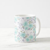 Mozaïek, bloemen koffiemok (Voorkant rechts)
