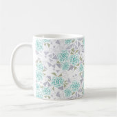 Mozaïek, bloemen koffiemok (Links)