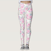 Mozaïek, bloemen leggings (Voorkant)