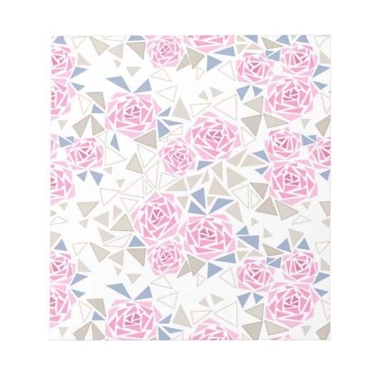 Mozaïek, bloemen notitieblok (Voorkant)