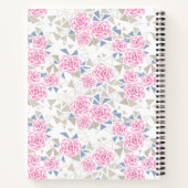 Mozaïek, bloemen notitieboek (Achterkant)