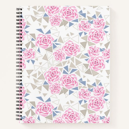 Mozaïek, bloemen notitieboek (Voorkant)