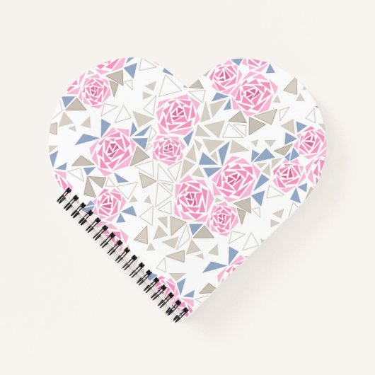 Mozaïek, bloemen notitieboek (Voorkant)