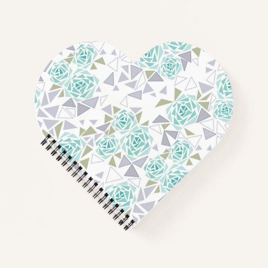 Mozaïek, bloemen notitieboek (Voorkant)