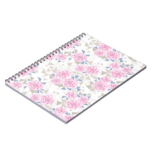 Mozaïek, bloemen notitieboek (Linkerzijde)