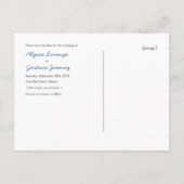 Mozaïek Bloemen Save the Date Briefkaarten (Achterkant)