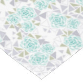 Mozaïek, bloemen tafelkleed (Gekanteld)