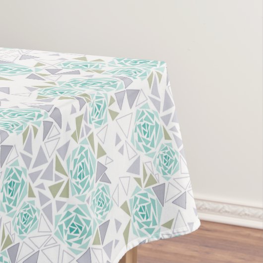 Mozaïek, bloemen tafelkleed (Voorbeeld)