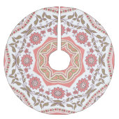 Mozaïek Bloemenster: Naadloos patroon Kerstboom Rok (Voorkant)