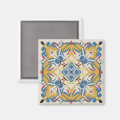 Mozaïek bord. mandala magneet (Voorkant / Achterkant)