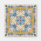 Mozaïek bord. mandala magneet (Voorkant)