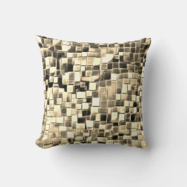 Mozaïek Bubble Art / Sepia / Kussen