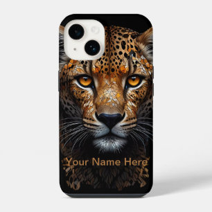 Mozaïek Cheetah Portret iPhone 14 Hoesje