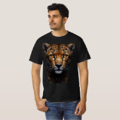 Mozaïek Cheetah Portret T-shirt (Voorkant volledig)