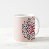 mozaïek cirkel. mandala koffiemok (Voorkant rechts)