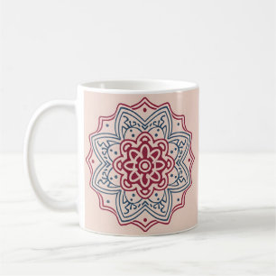 mozaïek cirkel. mandala koffiemok
