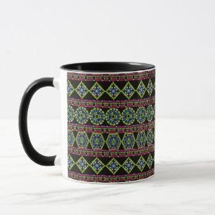 Mozaïek Combo Mok – Fractal geometrisch ontwerp