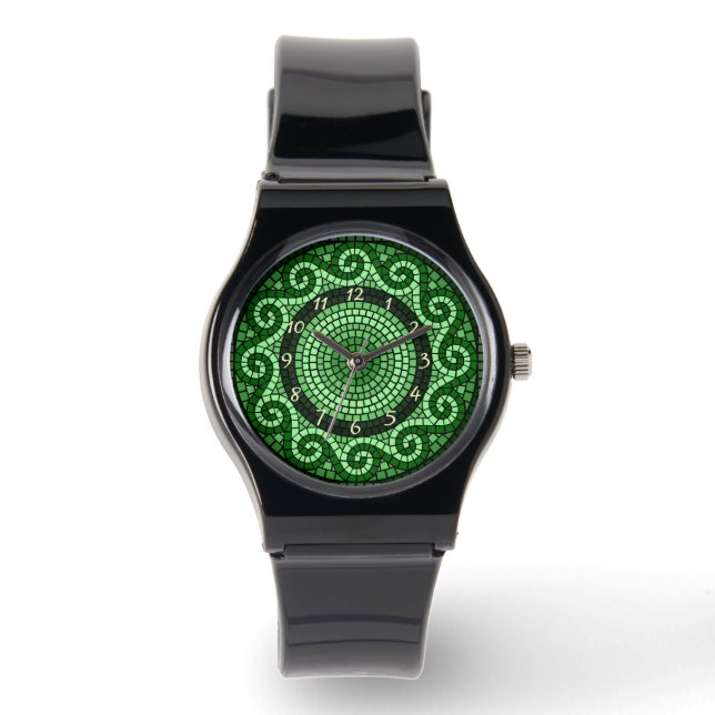 Mozaïek Design horloge (Voorkant)
