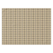 Mozaïek doodle bloemenvierkanten tafelkleed (Voorkant (Horizontaal))