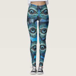 Mozaïek draak oog5 leggings