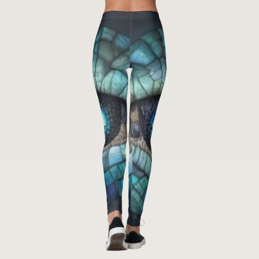 Mozaïek dragon eye5 leggings (Achterkant)