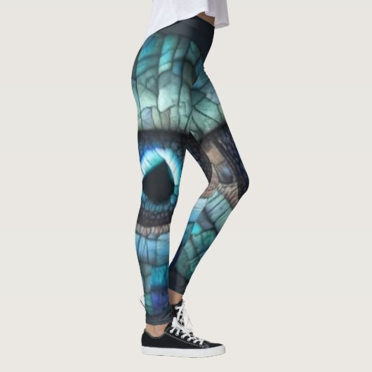 Mozaïek dragon eye5 leggings (Rechts)