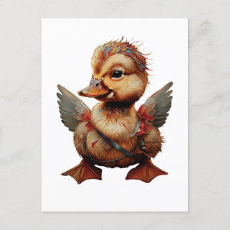 Mozaïek Duckling Cupido Briefkaart