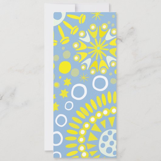 MOZAÏEK DUIF VAN VREDE Bat Mitswa Uitnodiging (Achterkant)