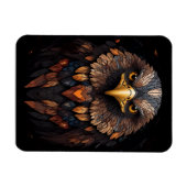 Mozaïek Eagle Portret Magneet (Horizontaal)
